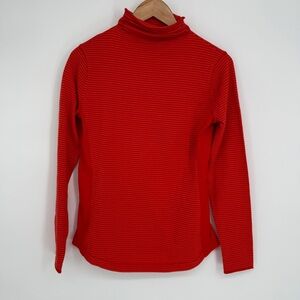 Duluth Trading Co Orange Turtleneck Sweater Size S